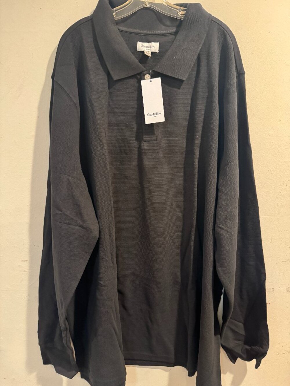 Goodfellow & CO Long Sleeve 100% Cotton T-Shirt size 4X
